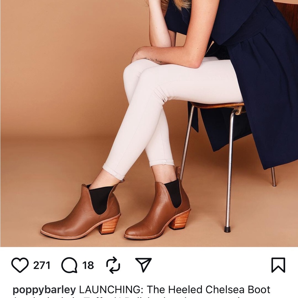 Poppy Barley heeled Chelsea boot